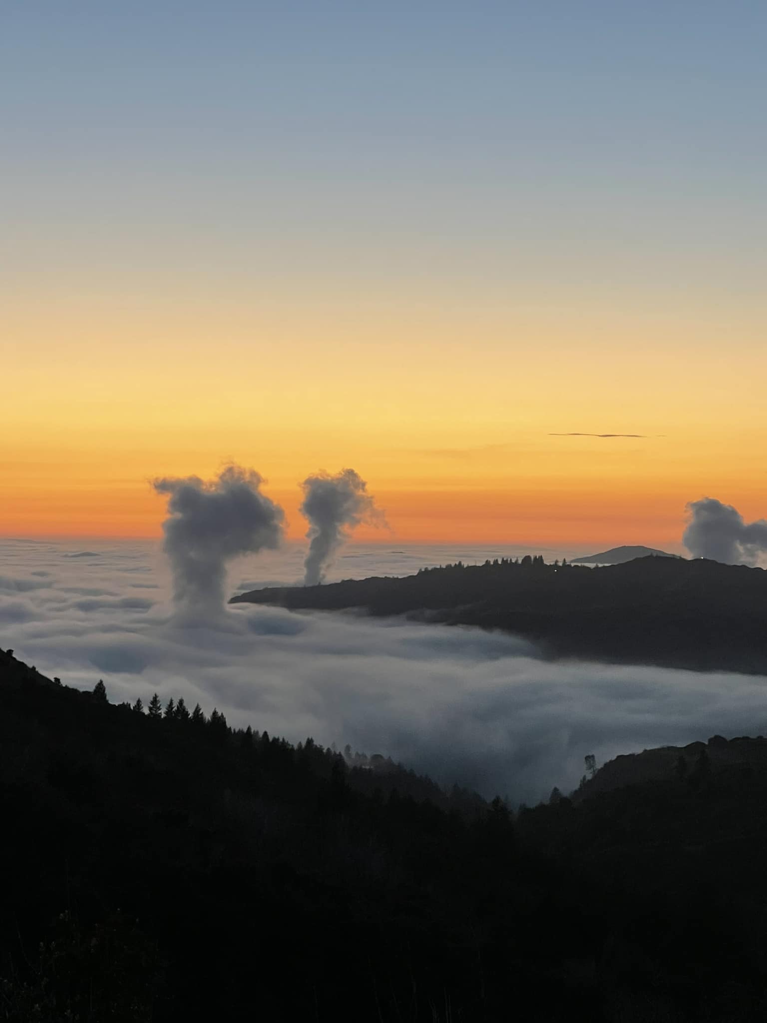 Sunset Geysers